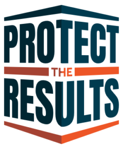 Protect the Results logo