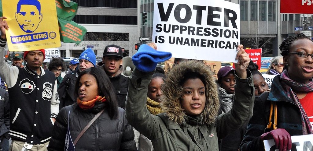 Intimidating voters of color